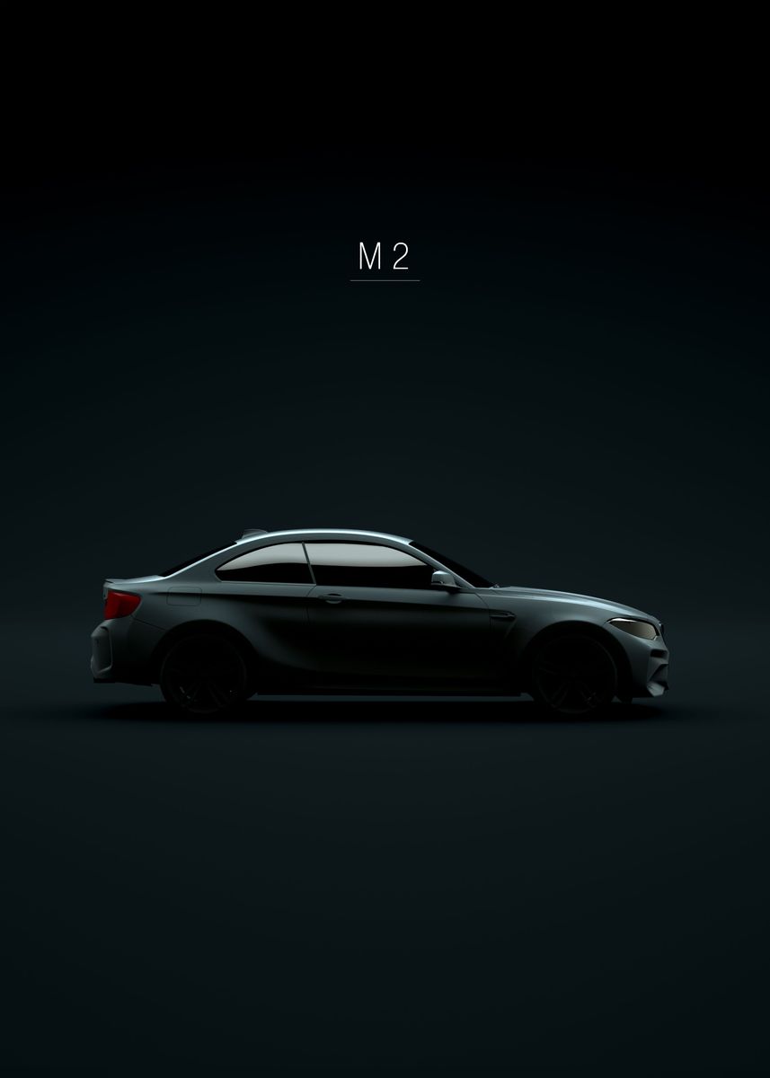 '2016 M2 Coupe ' Poster by 21 MXM  | Displate