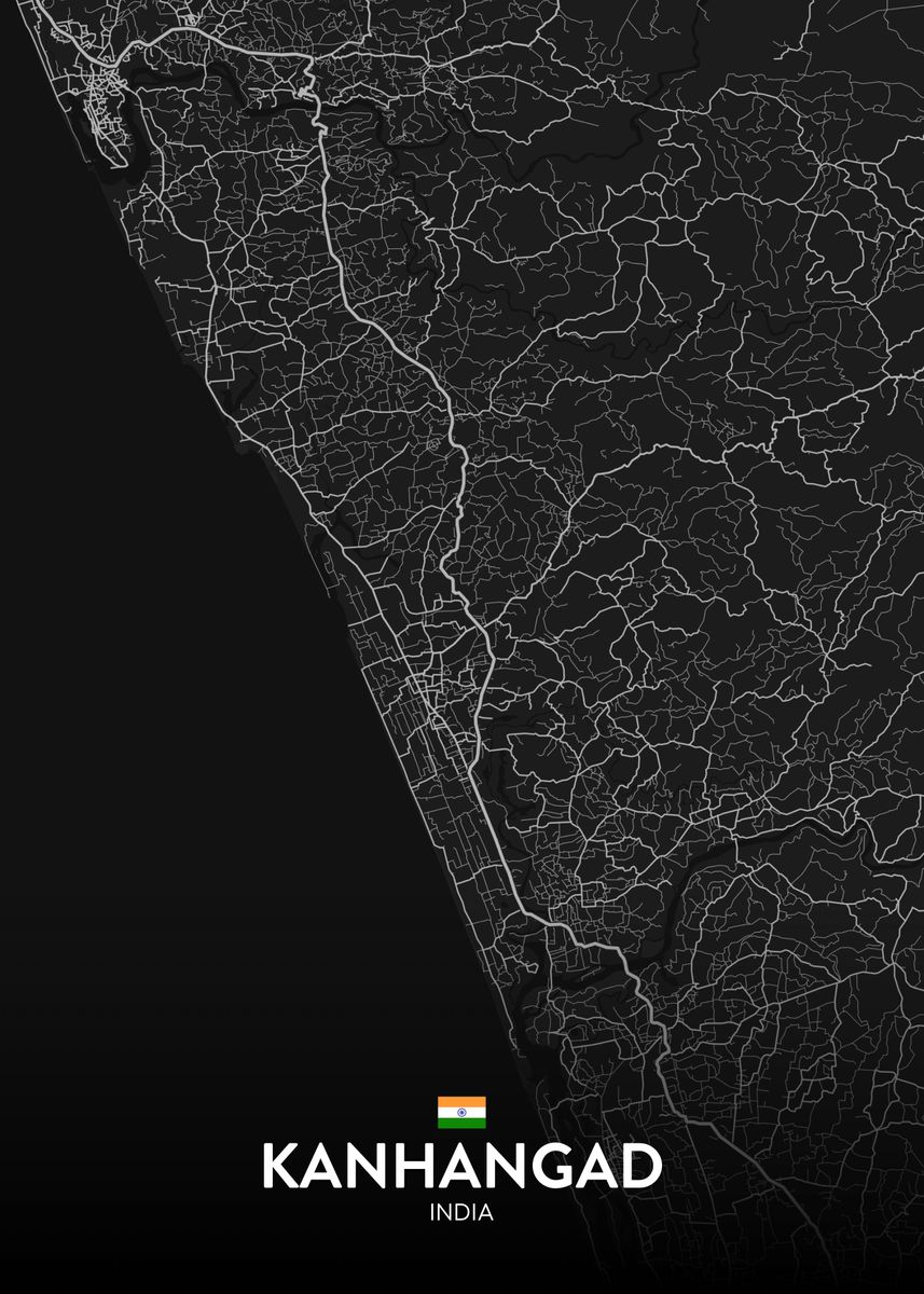 'Kanhangad IN' Poster by IMR Designs Displate