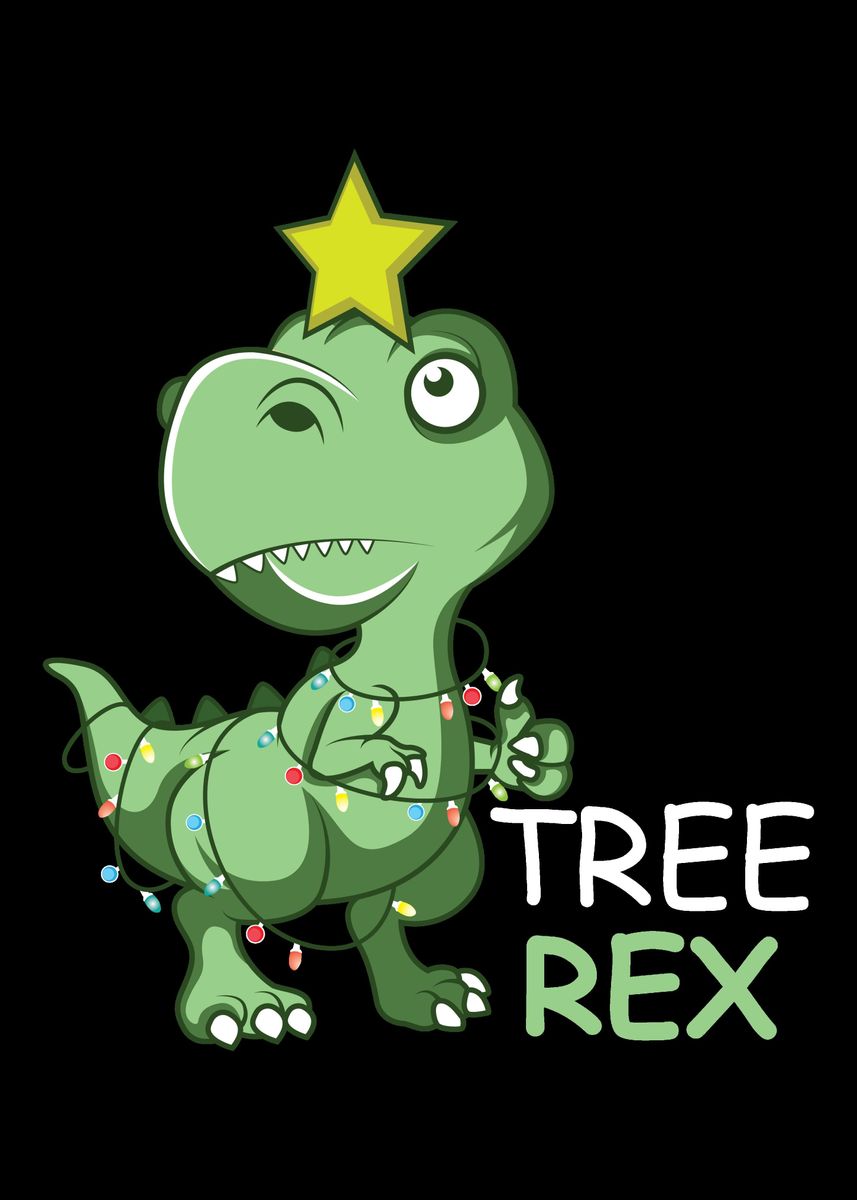 Tree Rex Christian Gift' Poster by 