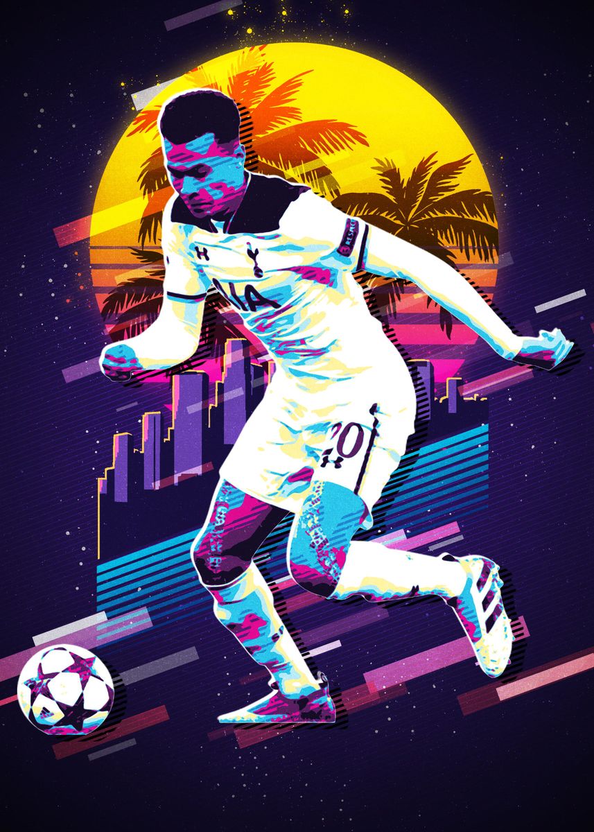 Dele Alli football player' Poster by Football Player Retro | Displate