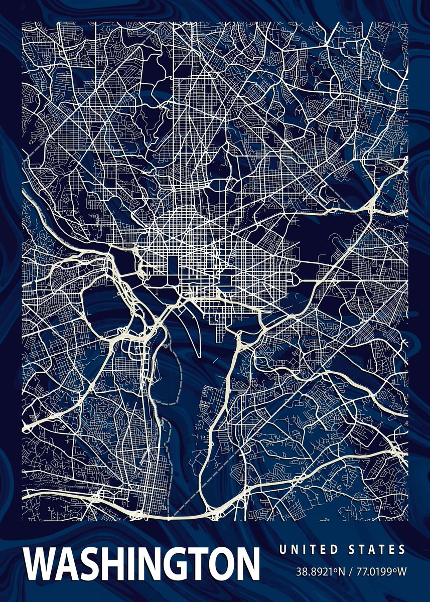 Washington City Map USA Poster Picture Metal Print Paint By Max C9f985179083935c263c329caa78838c 369a4a820344055e847c8a634600465b
