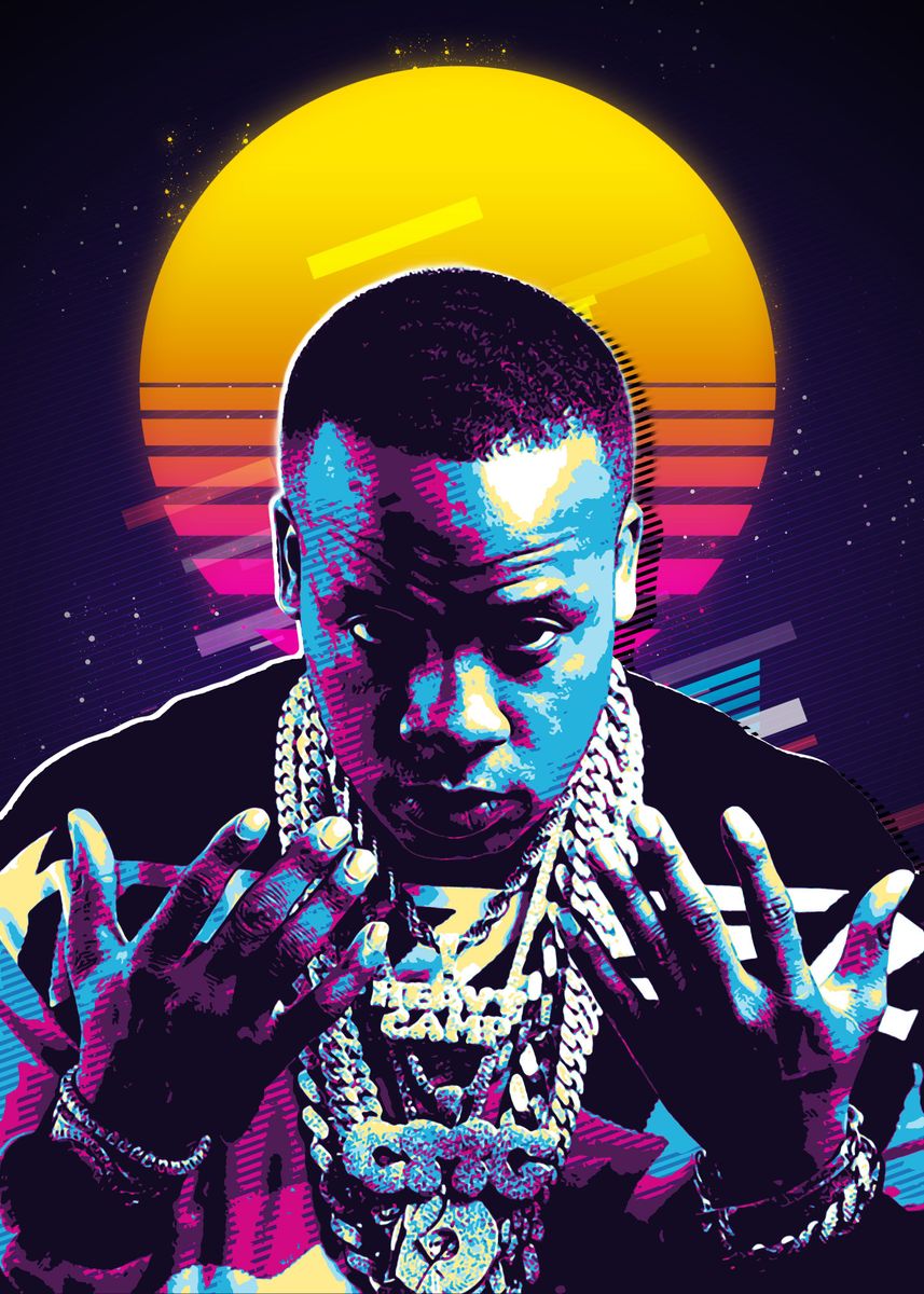 'Yo Gotti' Poster, picture, metal print, paint by Trending Music Retro ...