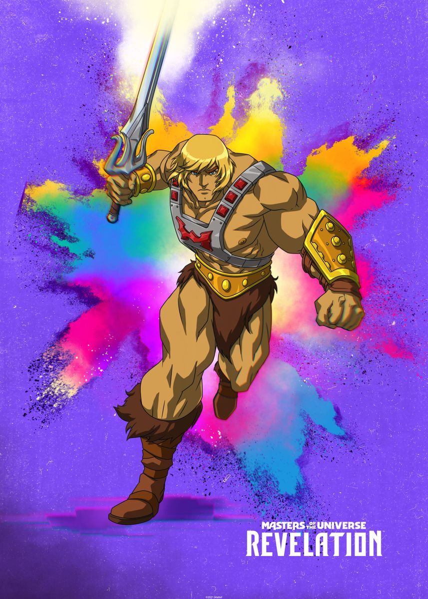 He Man' Poster by Masters of the Universe | Displate