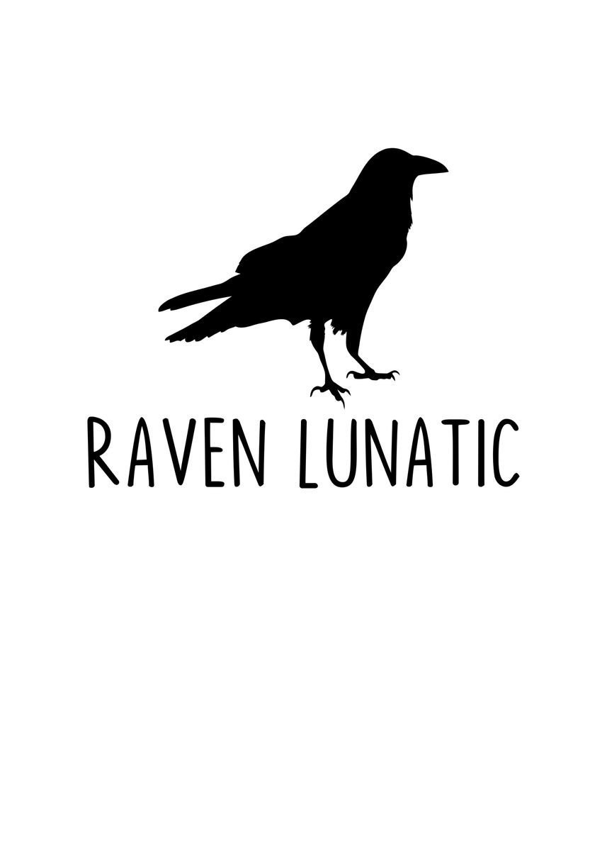 'Raven Lunatic' Poster, picture, metal print, paint by Francois ...