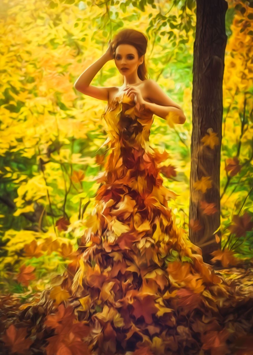 'Autumn Nymph' Poster by Armstrong | Displate