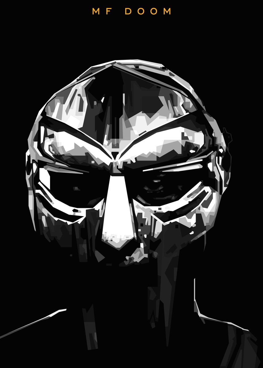 'MF Doom' Poster, picture, metal print, paint by MK STUDIO | Displate