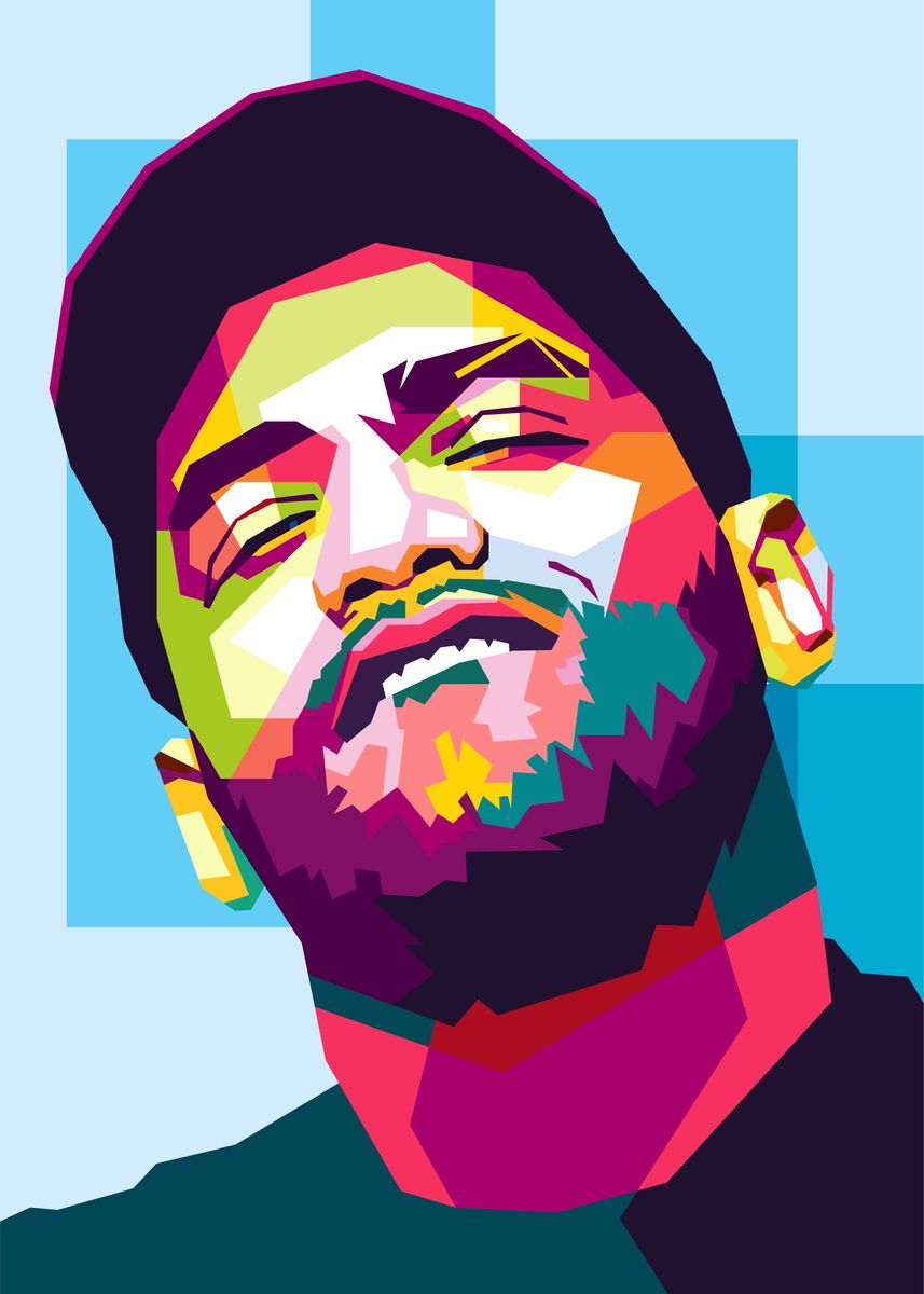 'Joyner Lucas' Poster, picture, metal print, paint by Aminuddin amex ...