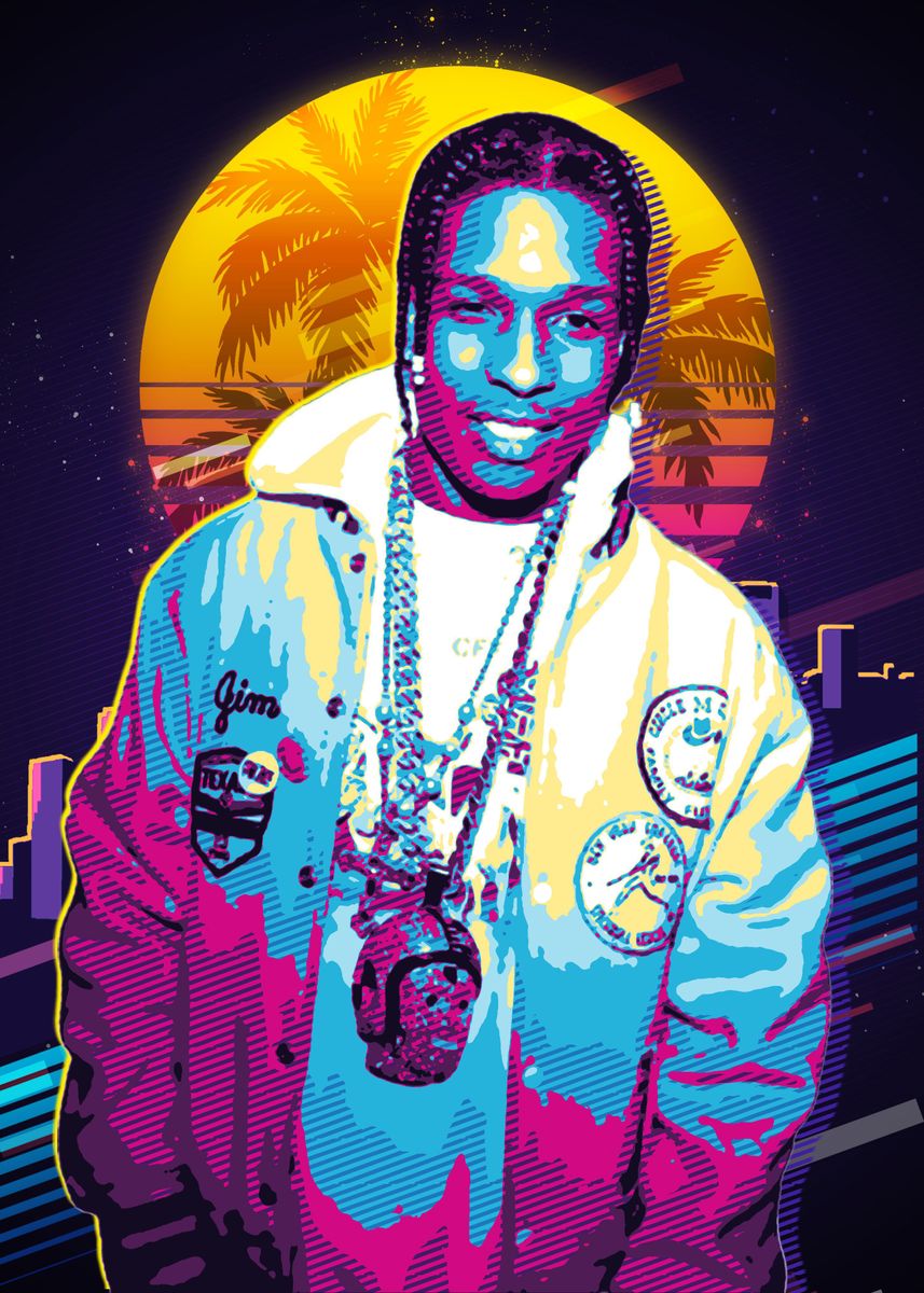 'asap rocky ' Poster by Most Popular Cult posters | Displate