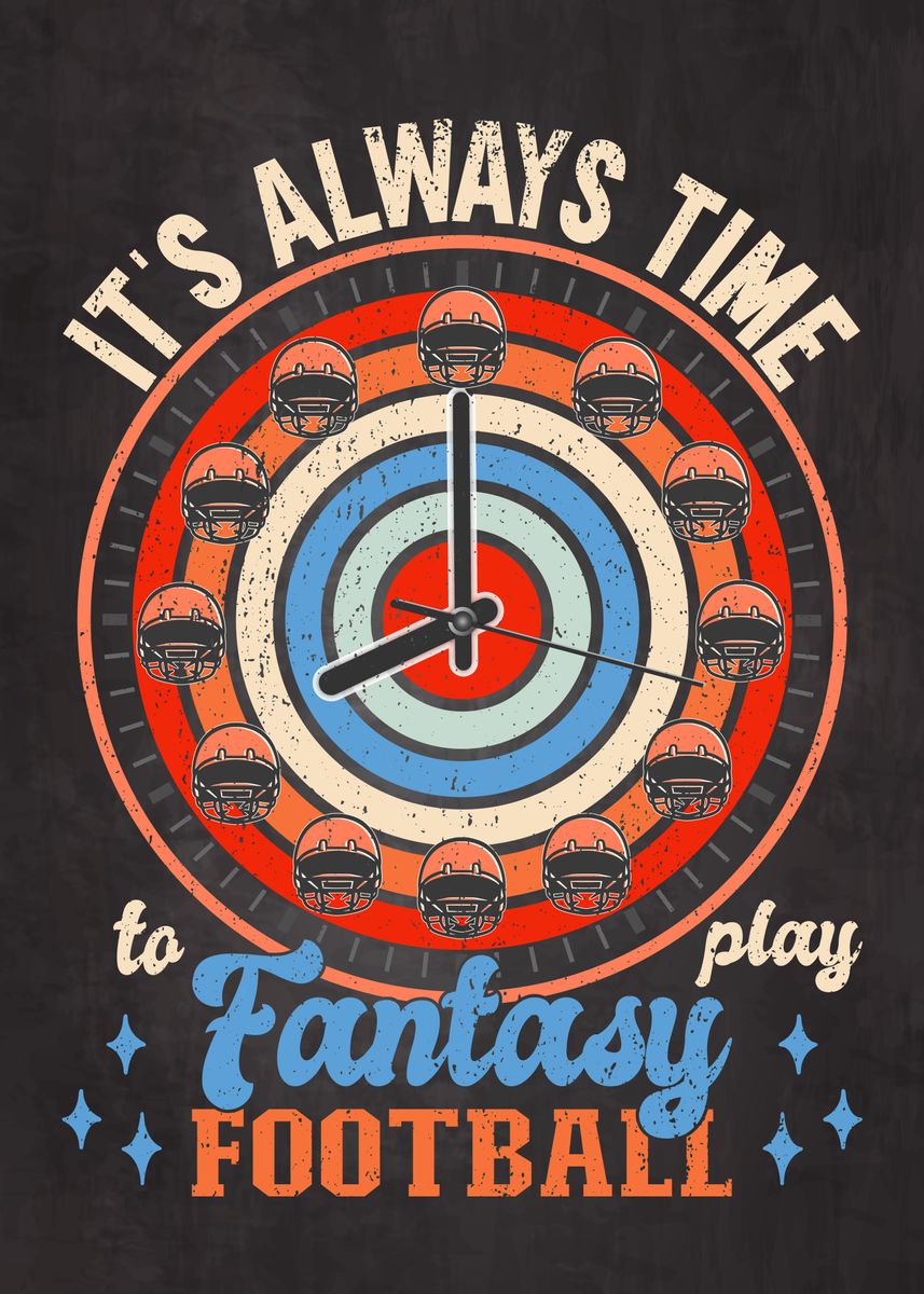 'Fantasy Football Time' Poster by StonerPlates Displate
