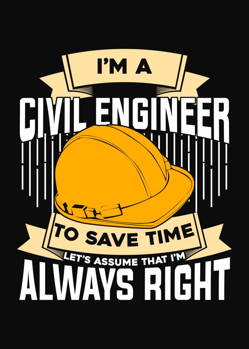 'Civil Engineer Design' Poster, picture, metal print, paint by Marcel ...