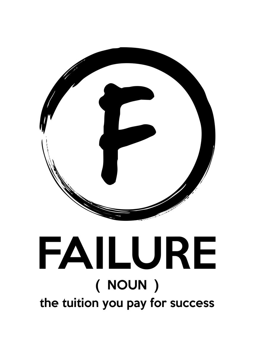 'Failure' Poster, picture, metal print, paint by ABConcepts | Displate