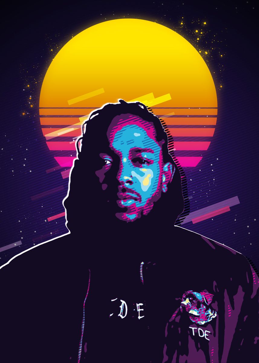 'Kendrick Lamar' Poster, picture, metal print, paint by Trending Music ...