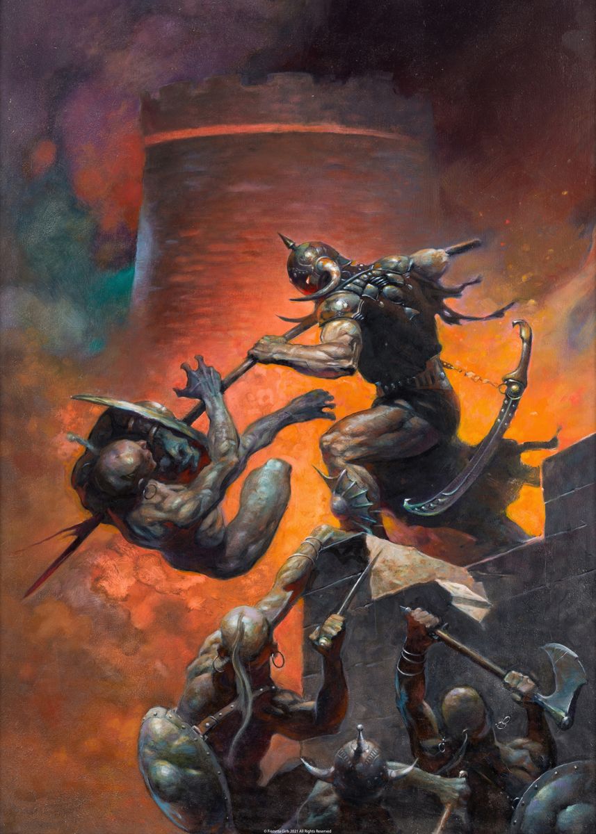 frank frazetta art death dealer