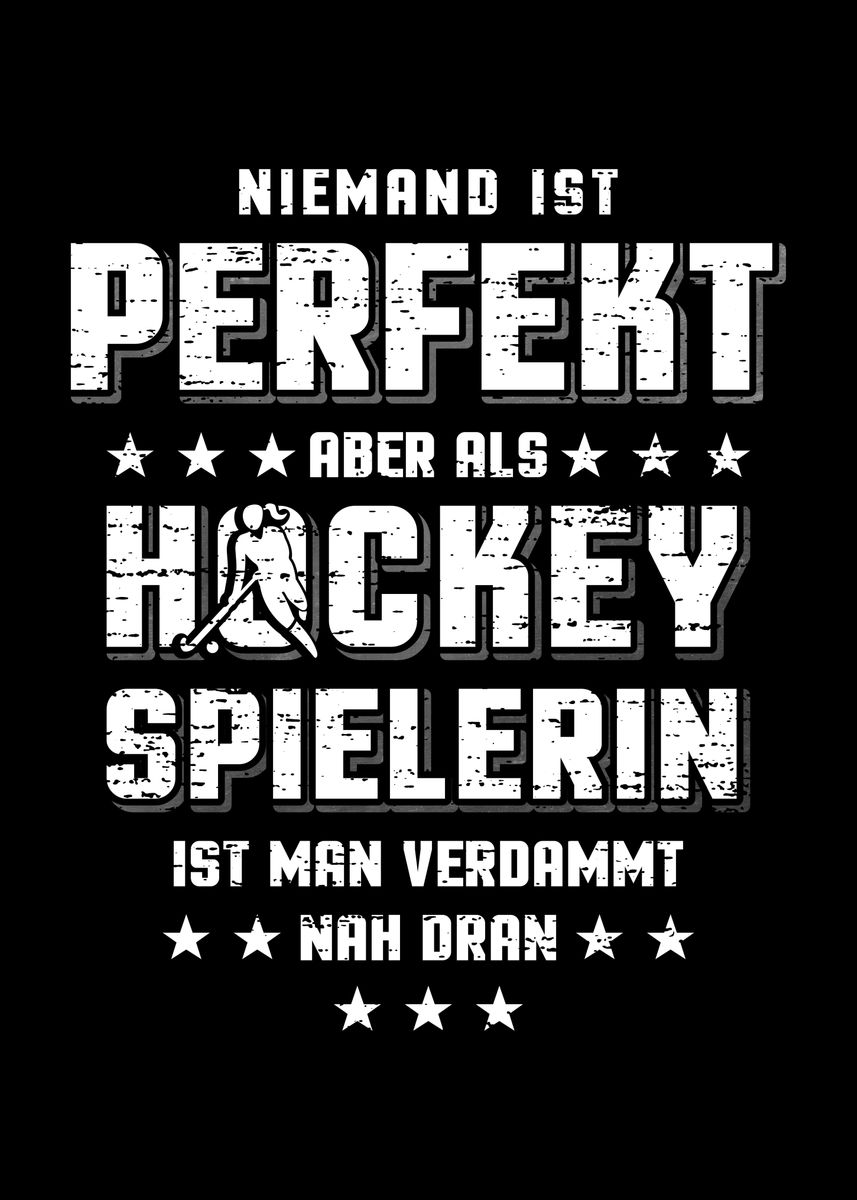 'Hockey Ice Hockey Funny' Poster, picture, metal print, paint by Hexor