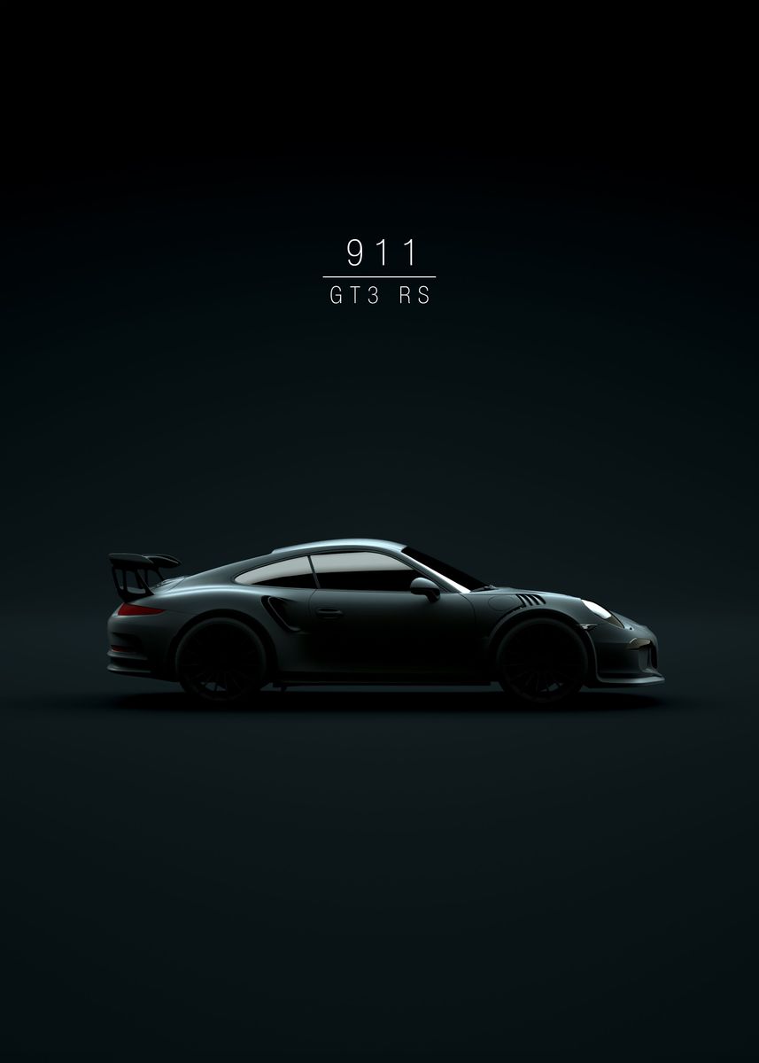 '2016 911 GT3 RS' Poster by 21 MXM  | Displate