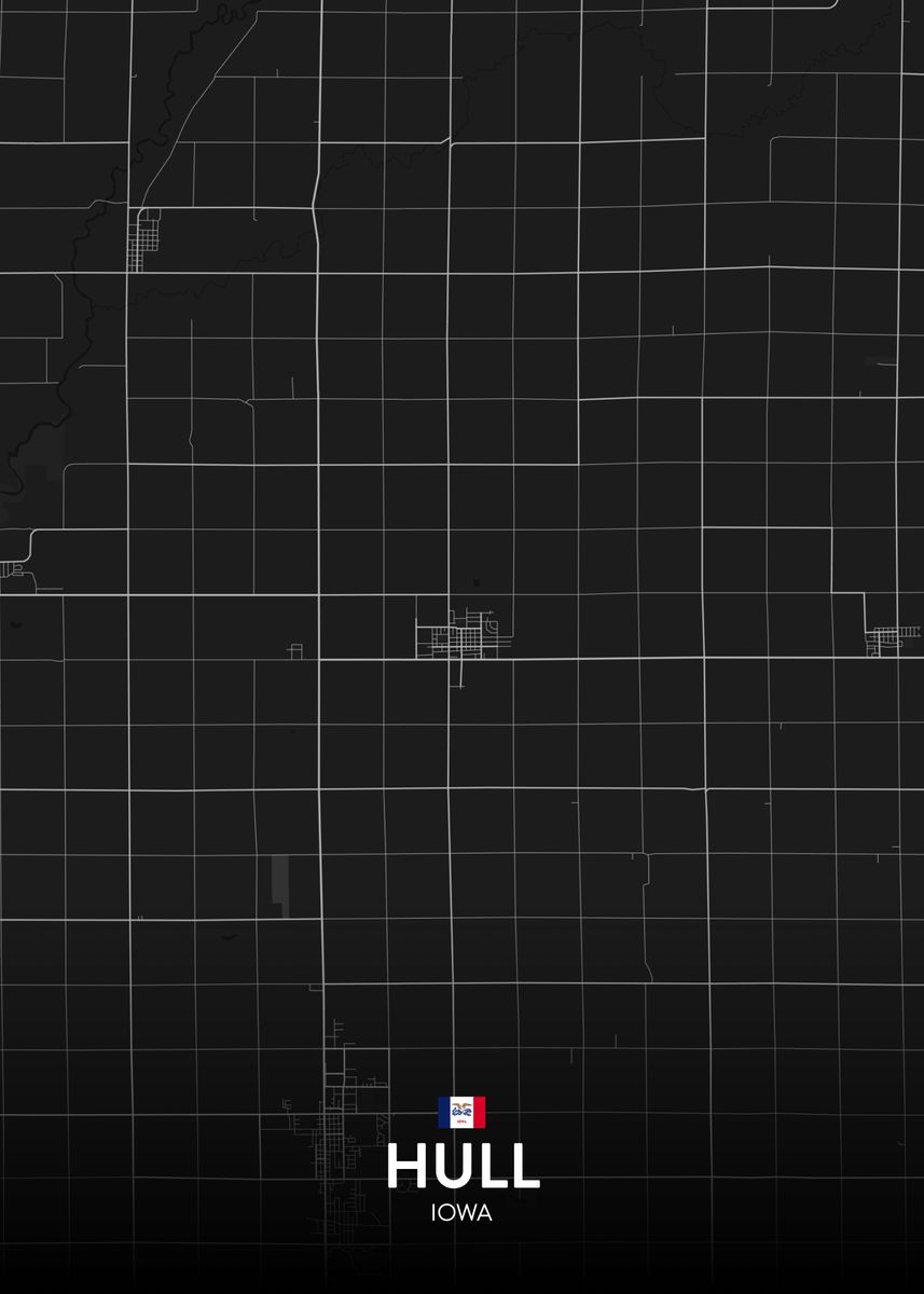 'Hull IA' Poster by IMR Designs Displate