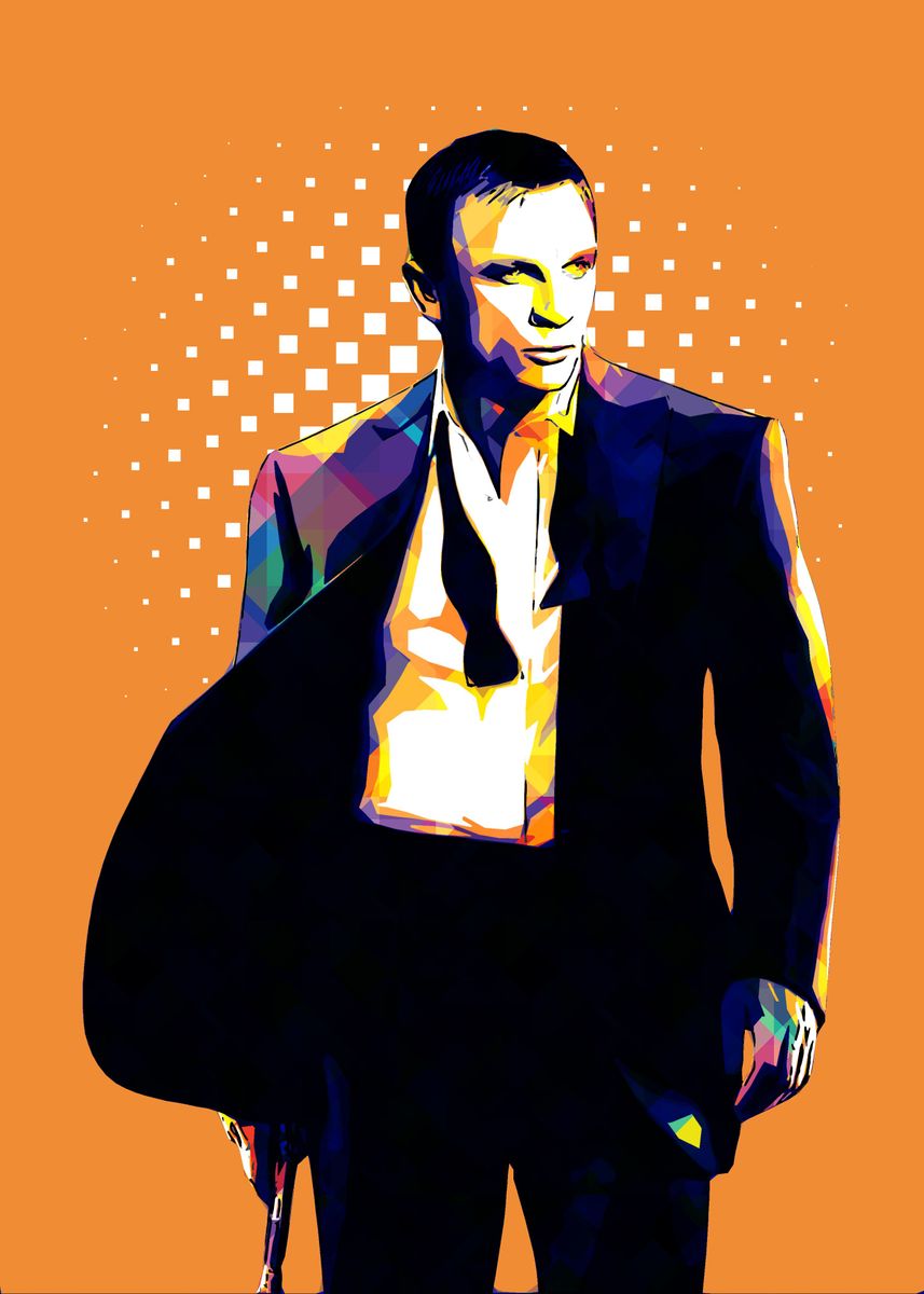 'daniel Craig James Bond' Poster By Mild Worlds | Displate