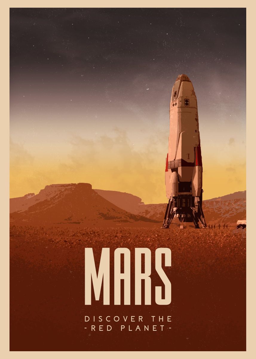 visit mars poster