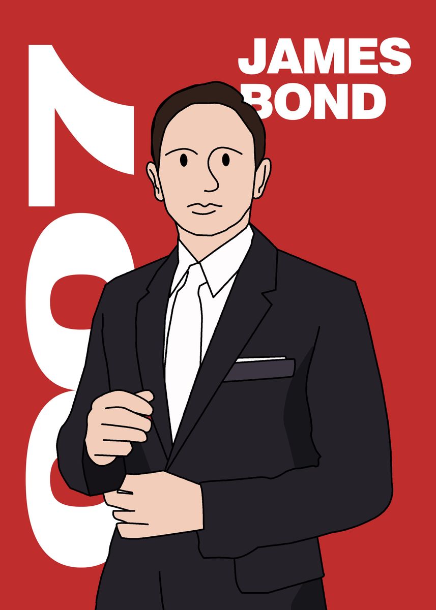 'James Bond Art' Poster by UltraSnail | Displate