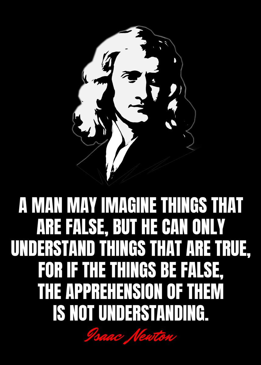 Isaac Newton Quotes Poster By Best Quotes Displate 8891