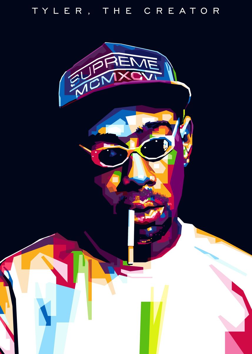 Tyler The Creator- Wolf - Vertical Matte Poster – Fine Art Of MK