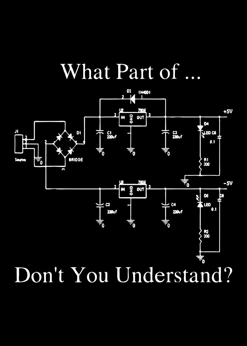 'Electrical Engineer' Poster, picture, metal print, paint by