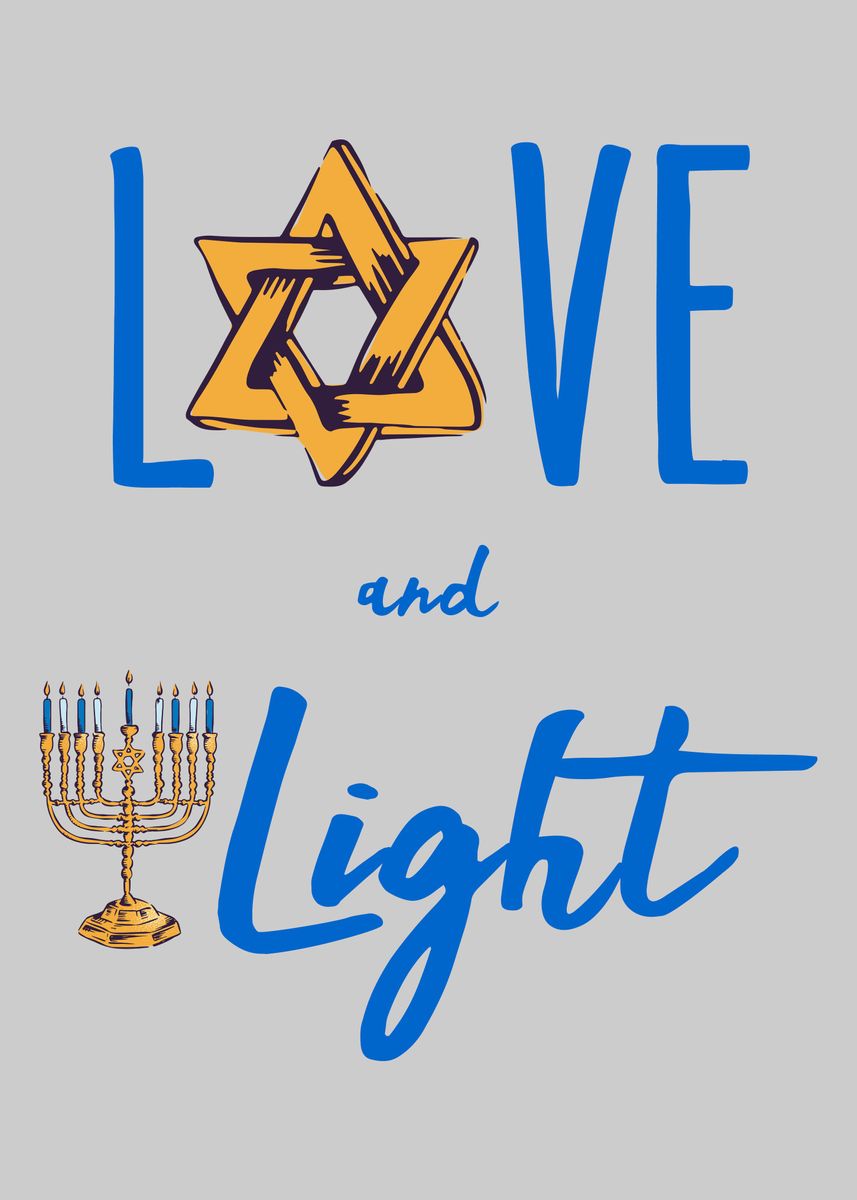 'Jewish Wall Decor Art' Poster by Decoratier Qwerdenker Displate