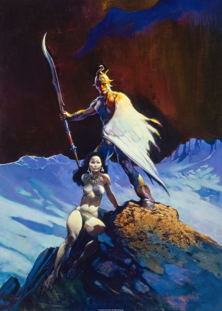 'Witherwing' Poster, picture, metal print, paint by Frank Frazetta ...