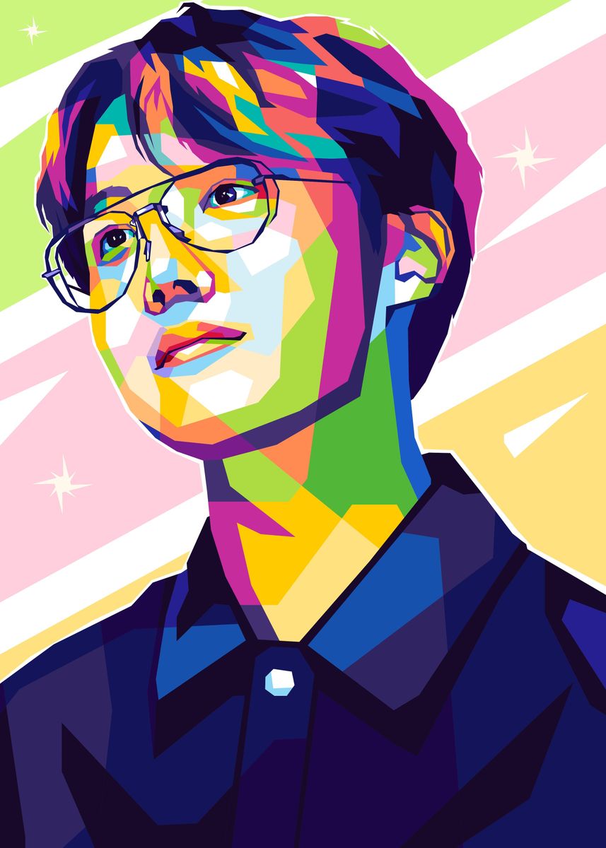 'KPOP WPAP' Poster by Jos Wazowski | Displate