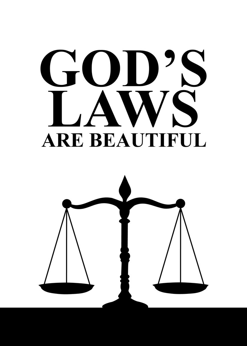 'Divine Laws' Poster, picture, metal print, paint by ABConcepts Displate