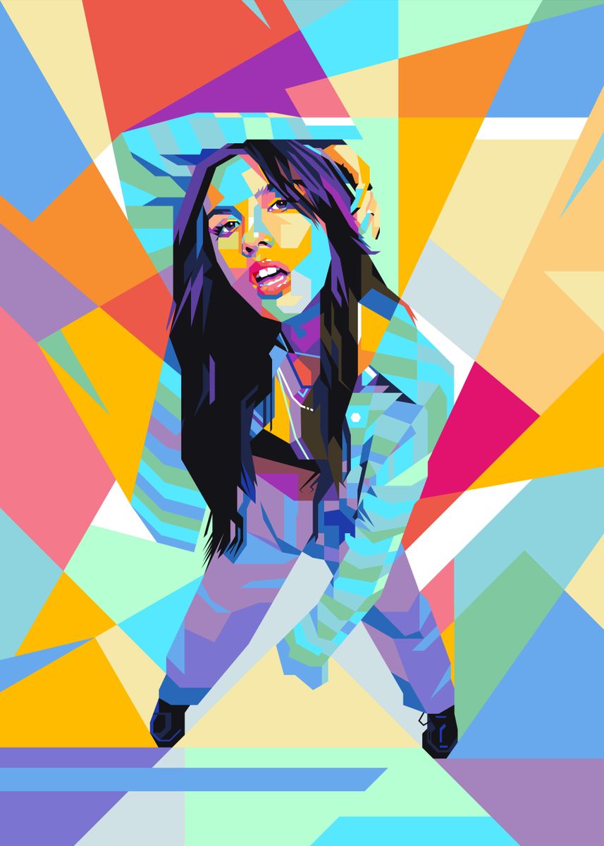 'Olivia Rodrigo Pop Art' Poster, picture, metal print, paint by Laksana ...