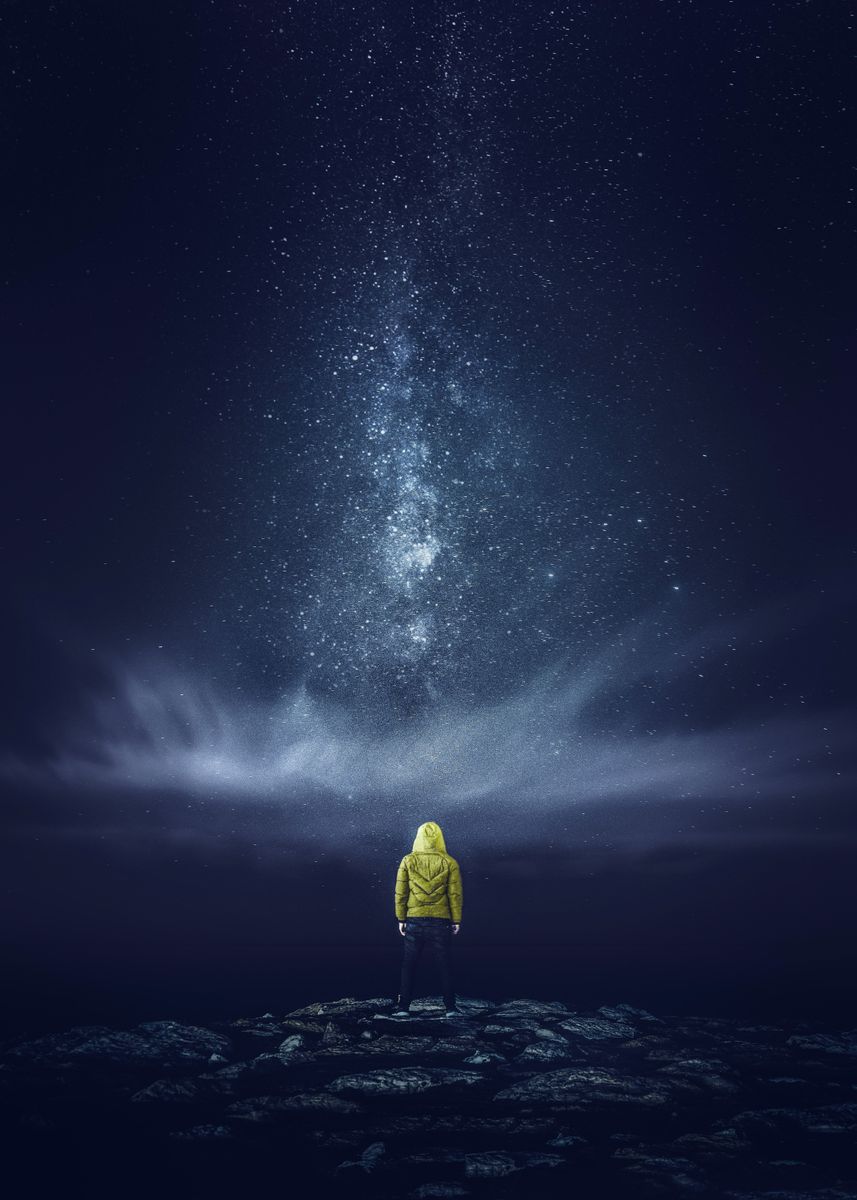 'Meeting with the Milkyway' Poster by Grafixartphoto Samir Belhamra | Displate
