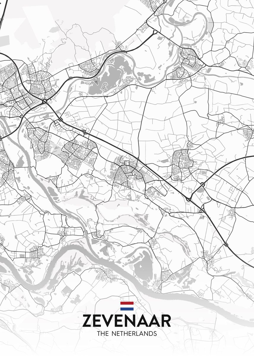 'Zevenaar NL' Poster by IMR Designs Displate