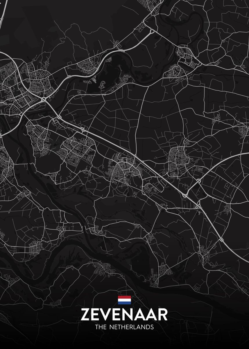 'Zevenaar NL' Poster by IMR Designs Displate