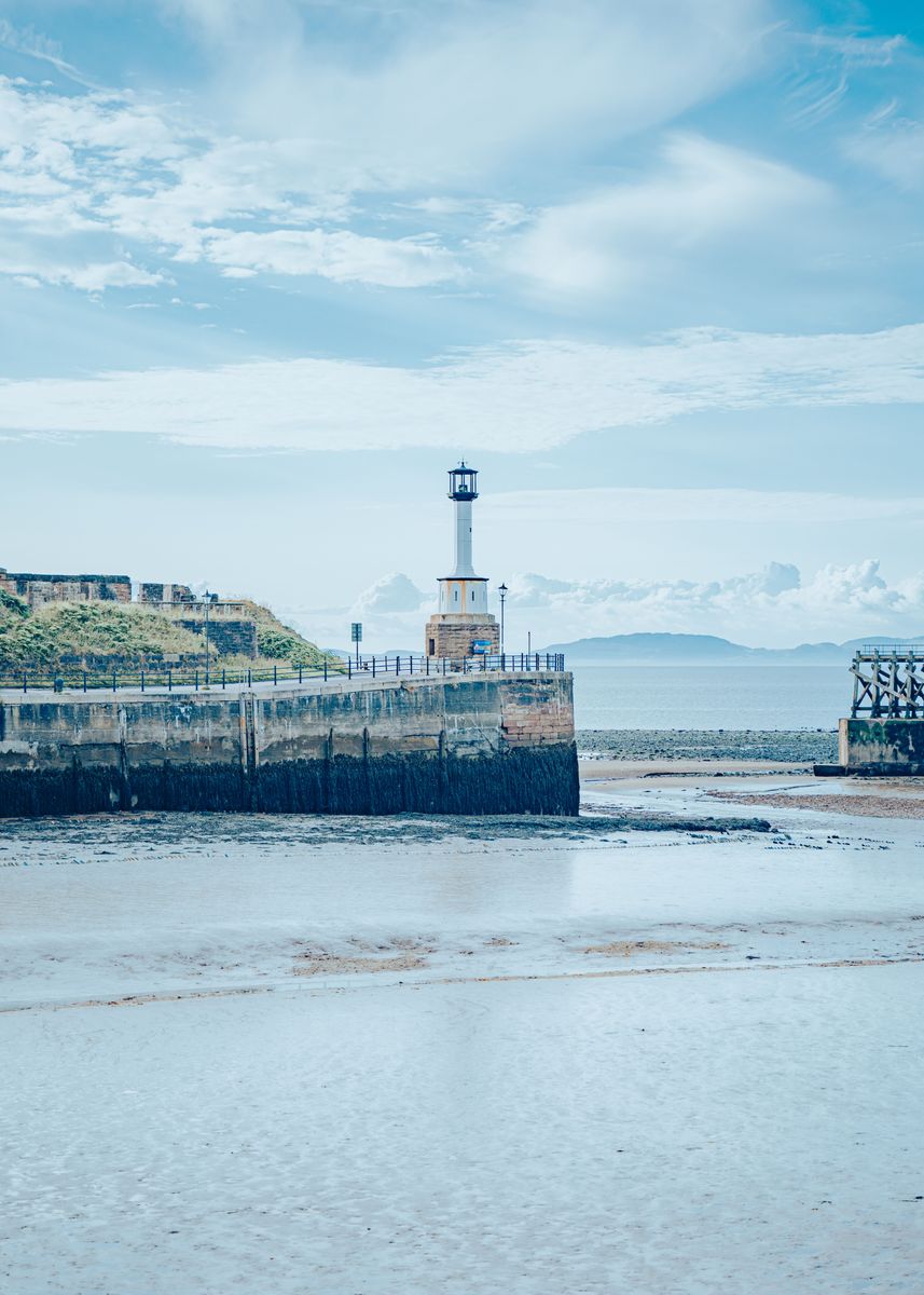 'Maryport Lighthouse' Poster by Michael Ogier | Displate