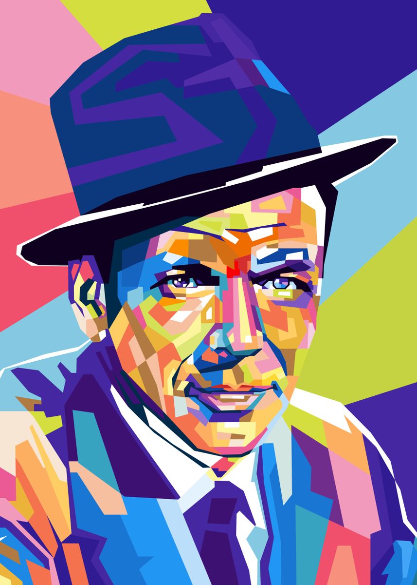 'Frank Sinarta Style Wpap' Poster by Azlan Xavier | Displate