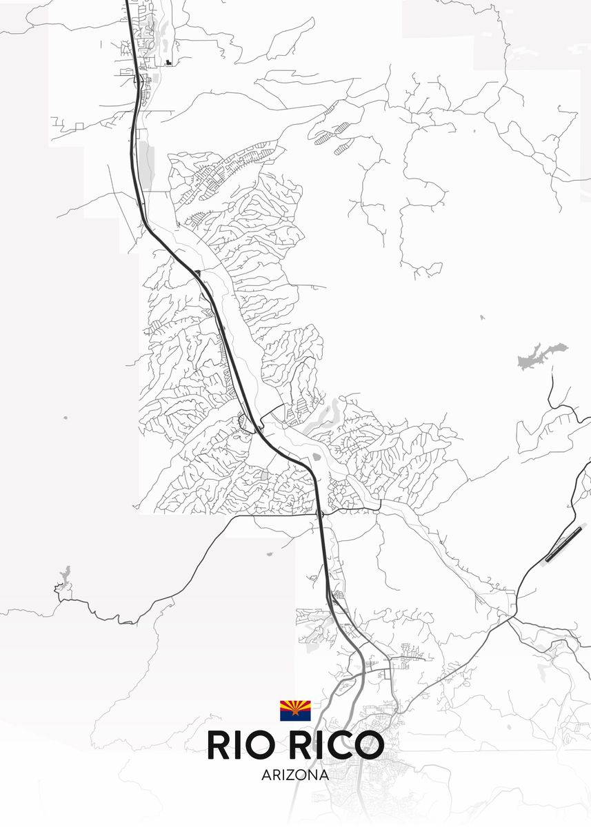 'Rio Rico AZ' Poster by IMR Designs Displate