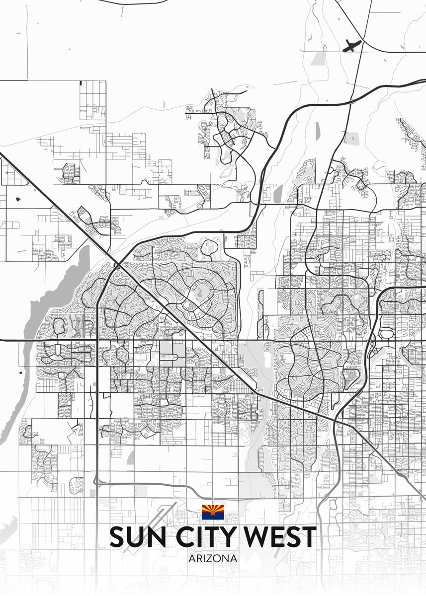 'Sun City West AZ' Poster by IMR Designs Displate