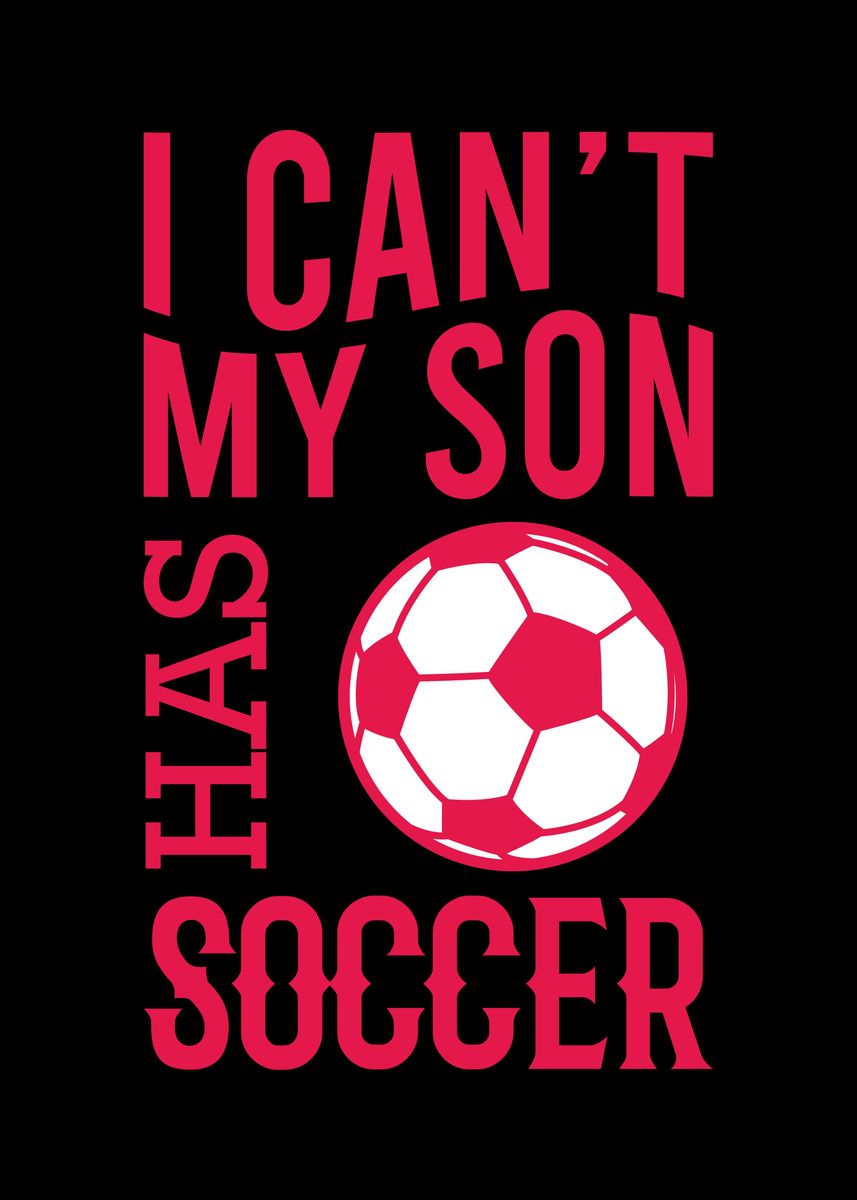 'Funny Soccer Dad Soccer' Poster, picture, metal print, paint by ...