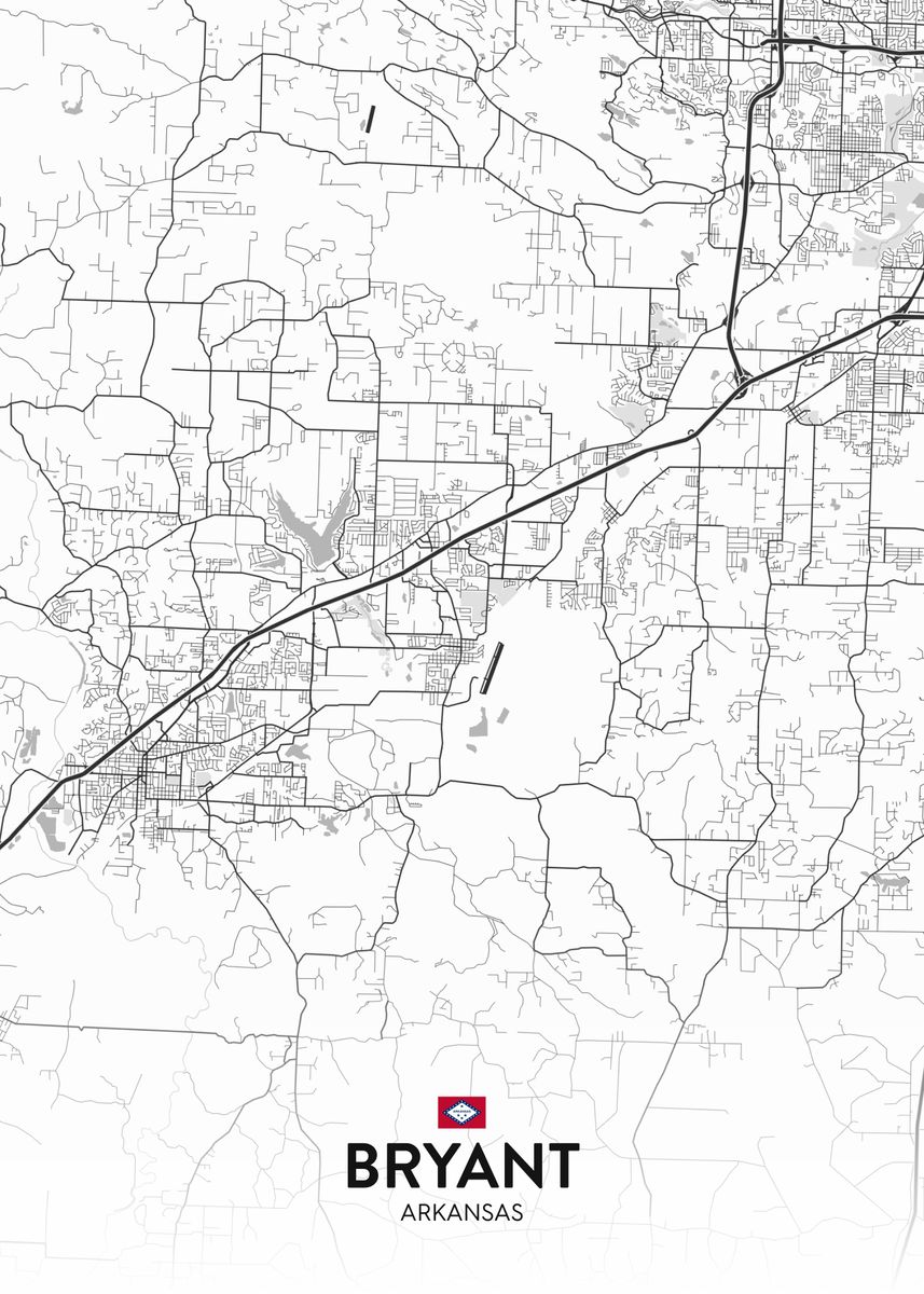 'Bryant AR' Poster, picture, metal print, paint by IMR Designs Displate