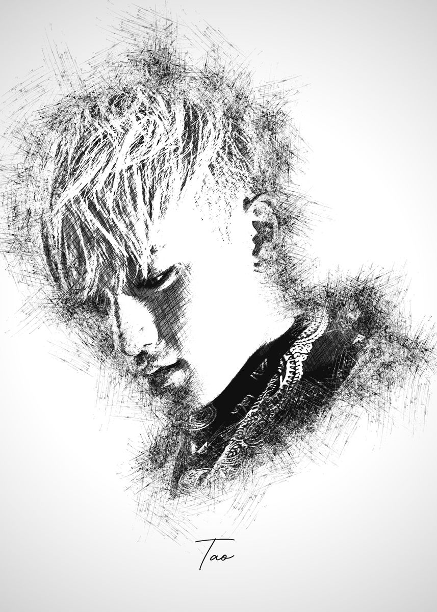 'TAO EXO' Poster, picture, metal print, paint by Clay Williams | Displate