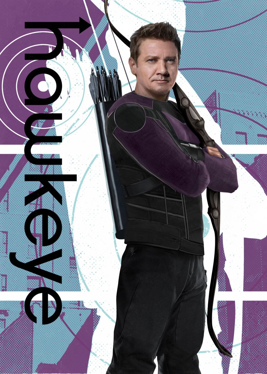 'hawkeye' Poster, Picture, Metal Print, Paint By Marvel 