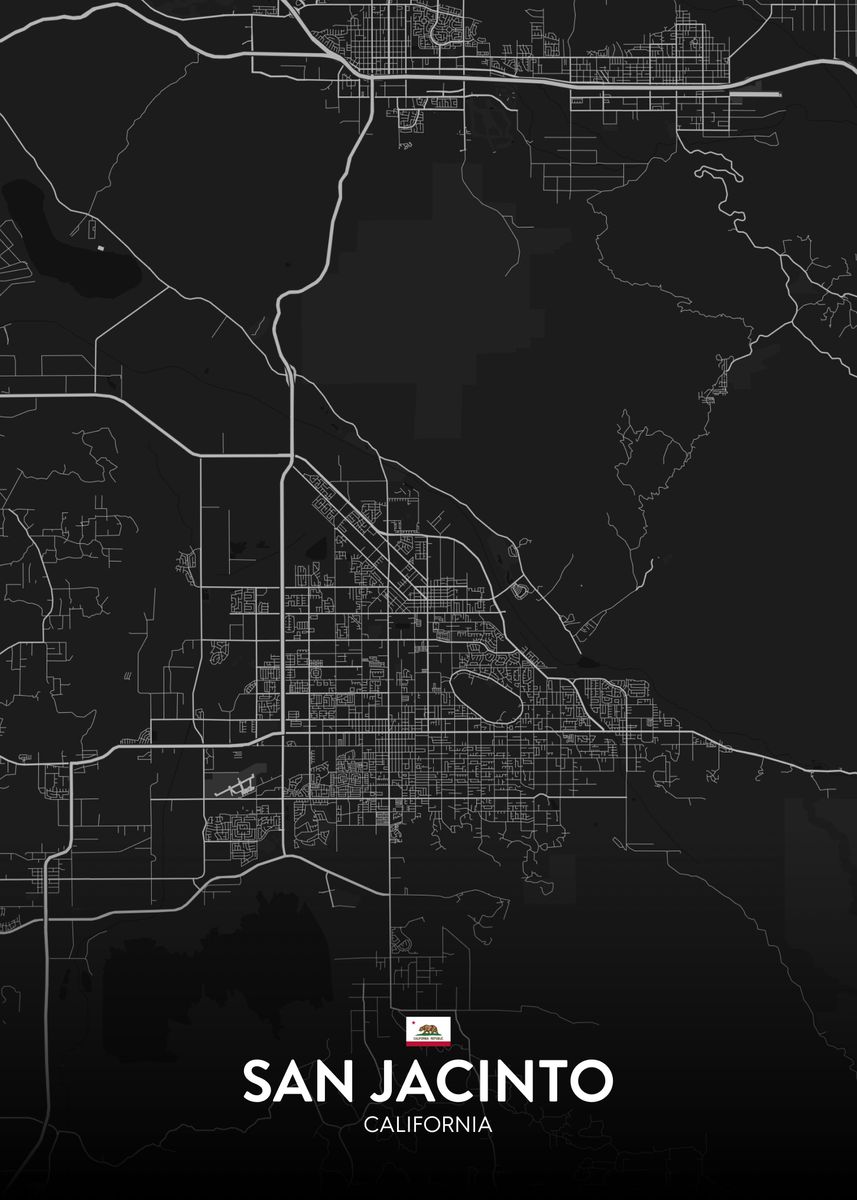 'San Jacinto CA' Poster by IMR Designs Displate