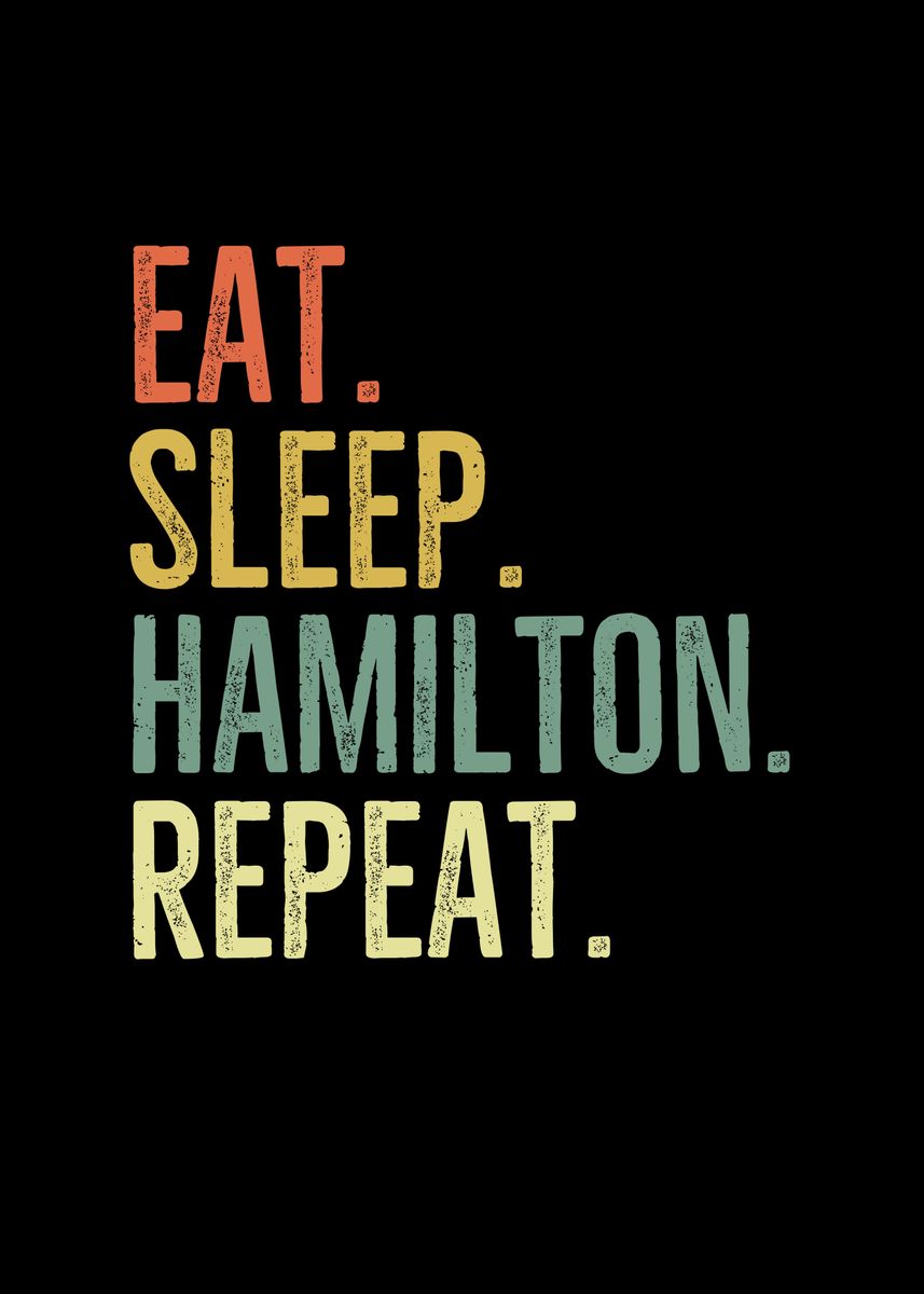 Collana Hamilton “Eat Sleep Hamilton Repeat” – Ciondolo In Acciaio Inox 20mm – Regalo Per Fan Del Musical - 5