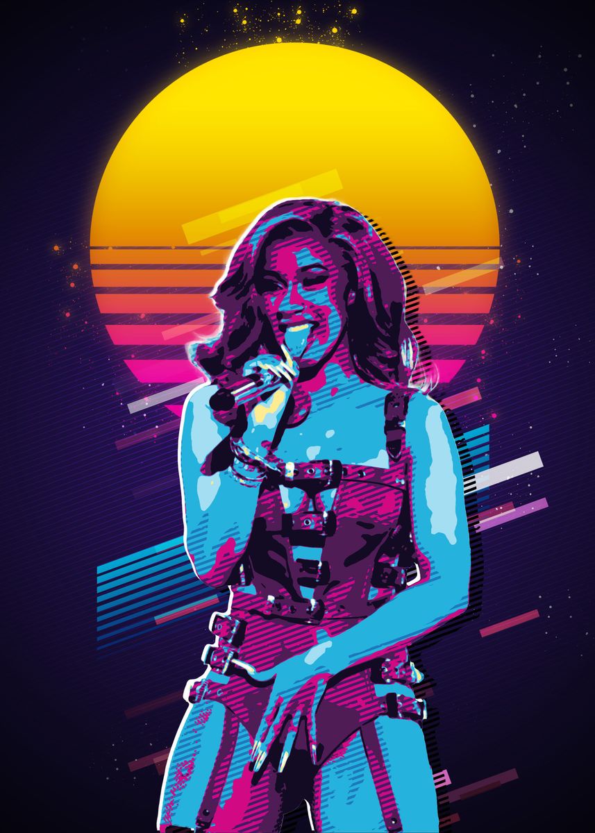 'Cardi B' Poster, picture, metal print, paint by Trending Music Retro ...
