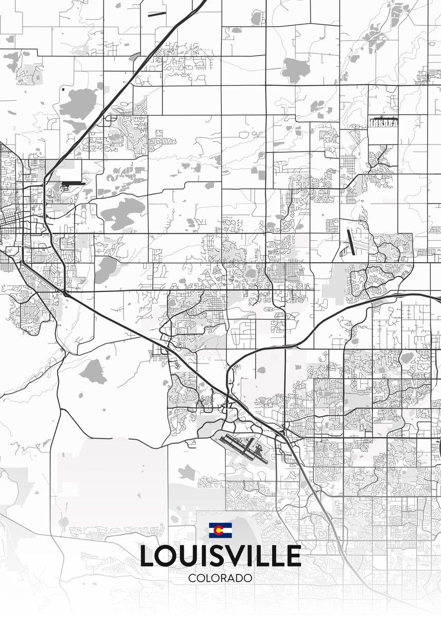 'Louisville CO' Poster by IMR Designs Displate