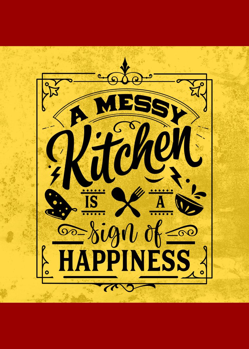 'Spanish Kitchen Wall Decor' Poster by Decoratier Qwerdenker Displate