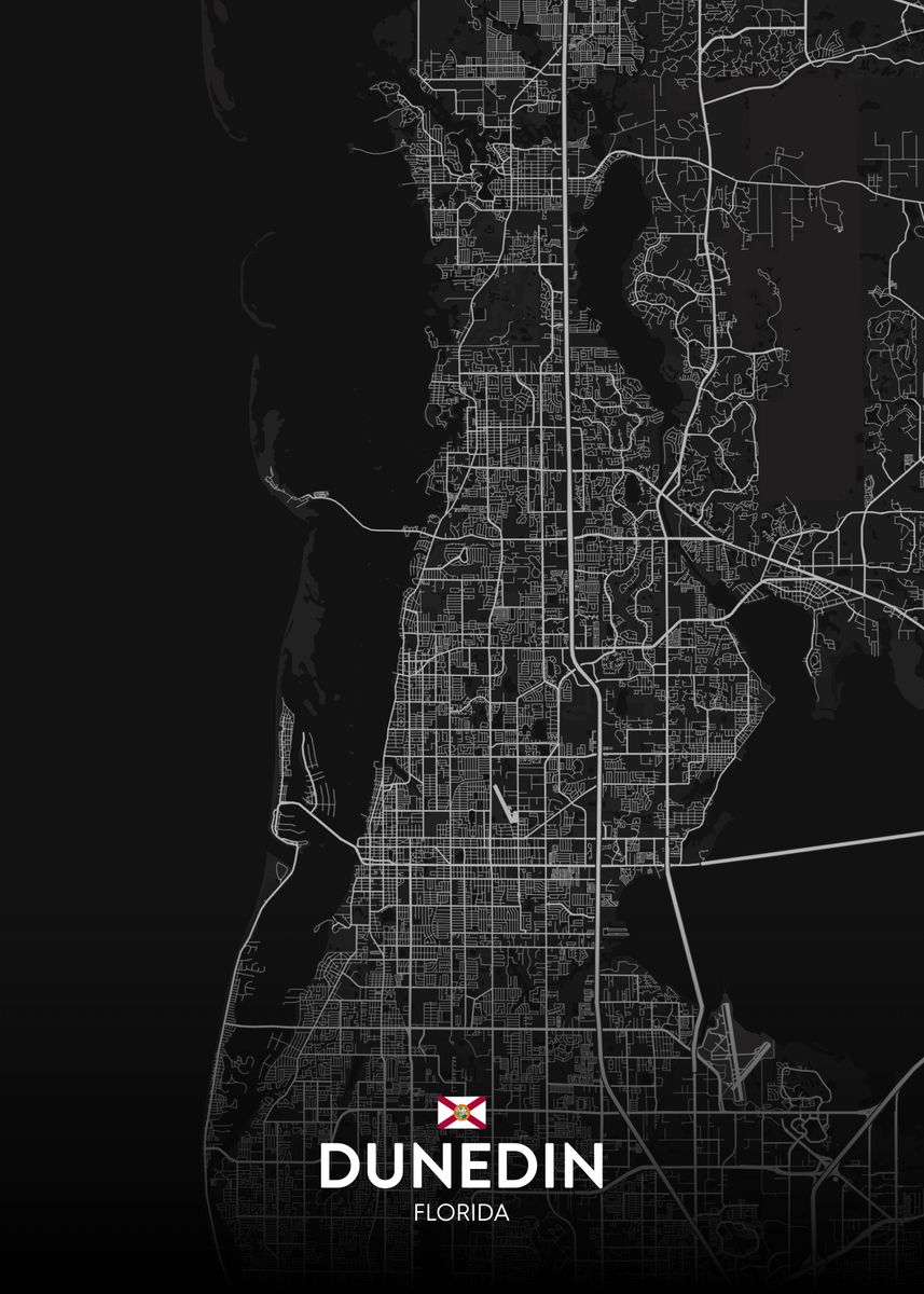 'Dunedin FL' Poster by IMR Designs Displate