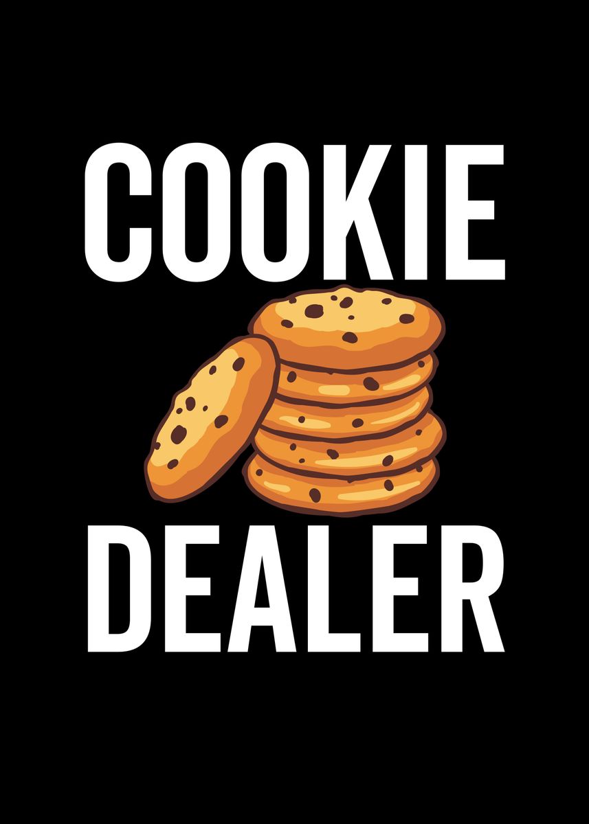 'Cookie Dealer' Poster, picture, metal print, paint by Francois ...