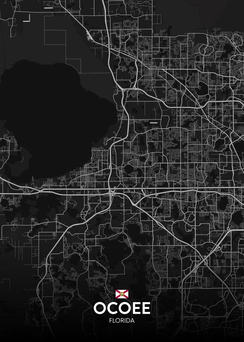 'Ocoee FL' Poster by IMR Designs Displate